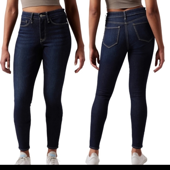 Athleta Jeans Athleta Sculptek Ultra Skinny High Rise Midnight Jean